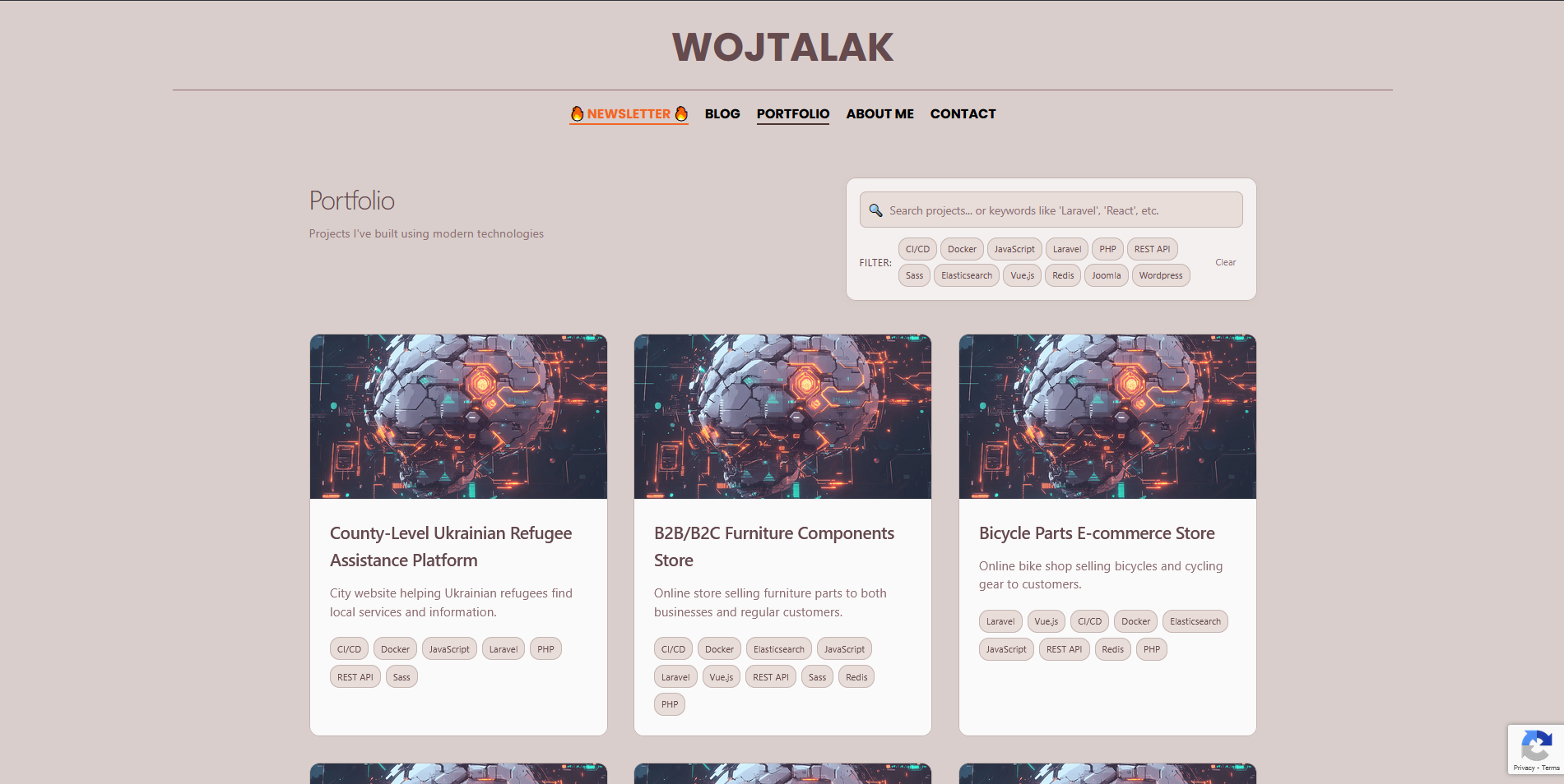 My showcase website
